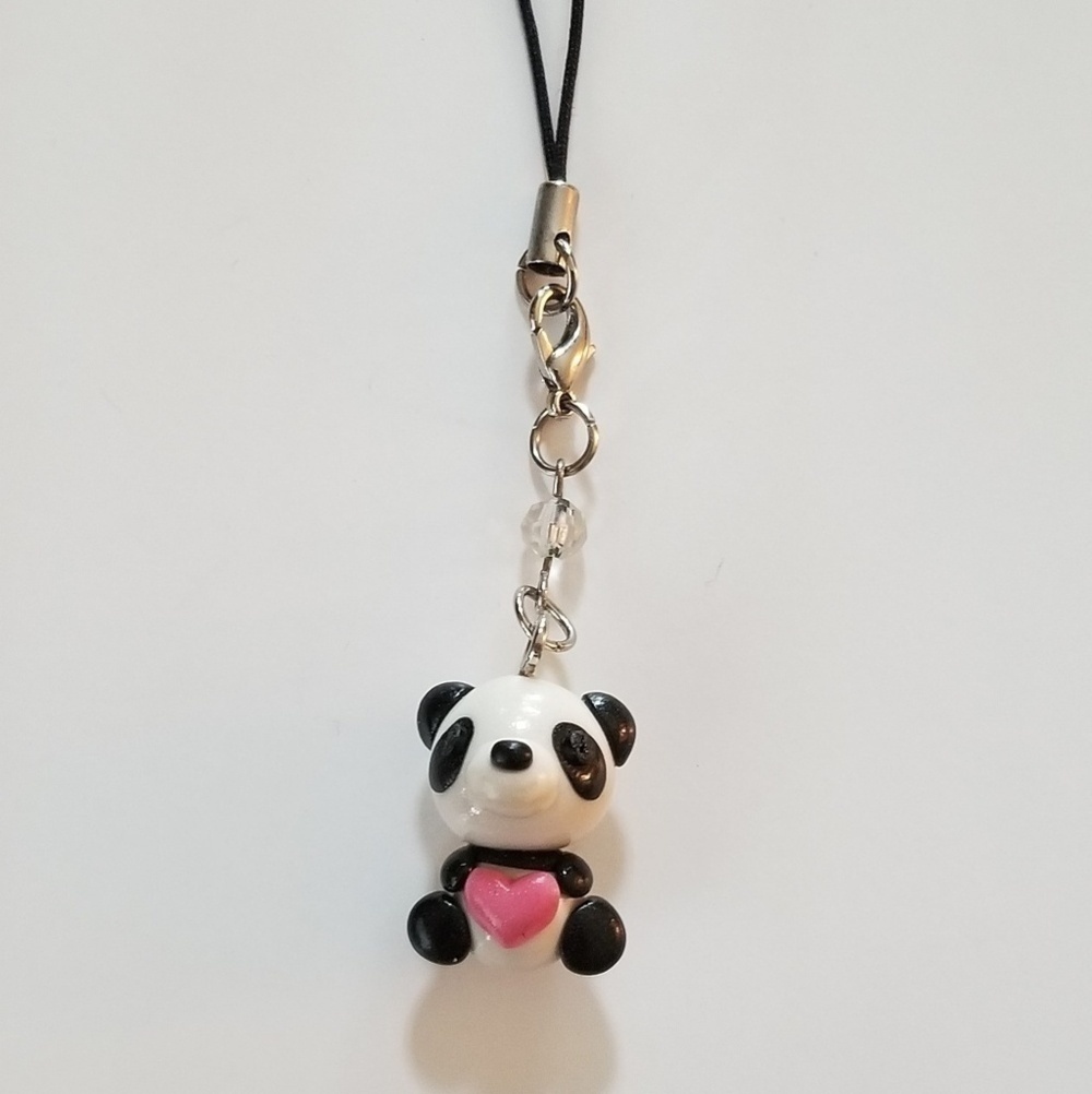 New Panda Phone/Key Chain - Picture 4 of 5
